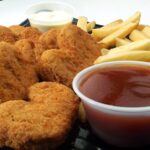 chicken nuggets, fries, dip, sauce, grilled, bbq, chicken nuggets, chicken nuggets, chicken nuggets, chicken nuggets, chicken nuggets